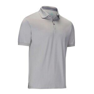 Mio Marino Designer Gray Golf Polo  Shirt